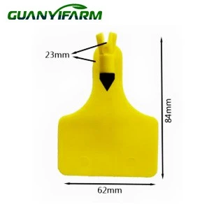 Thẻ tai một mảnh trung bình có đầu đen